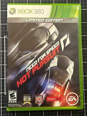 Need for Speed Hot Pursuit with Manual XBOX360 Tested Clean Working (2010)